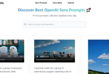 SoraPrompts 收集 OpenAI Sora 提示词和视频的网站-小柒影视